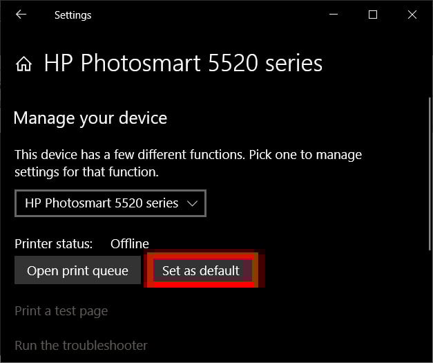 Set-as-default